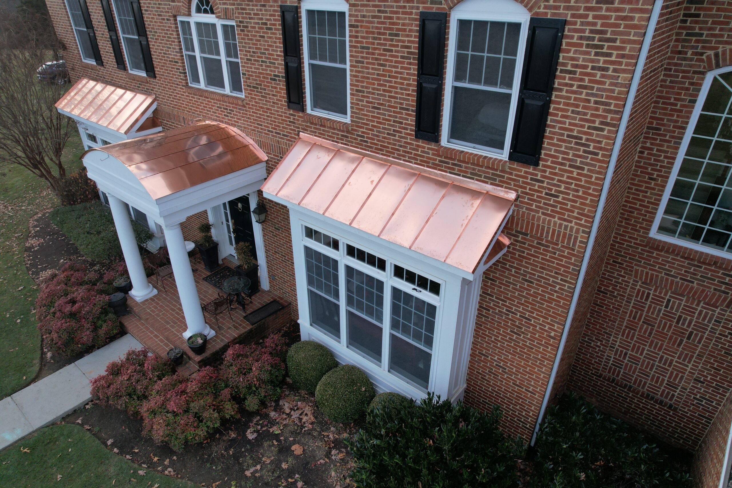 Standing seam metal roof installation by Sparkk Construction in Northern Virginia