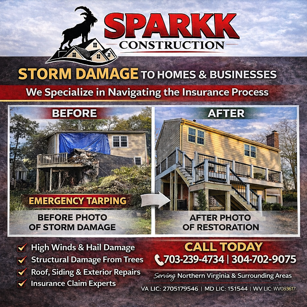 Roof inspection for repair or replacement in Northern Virginia