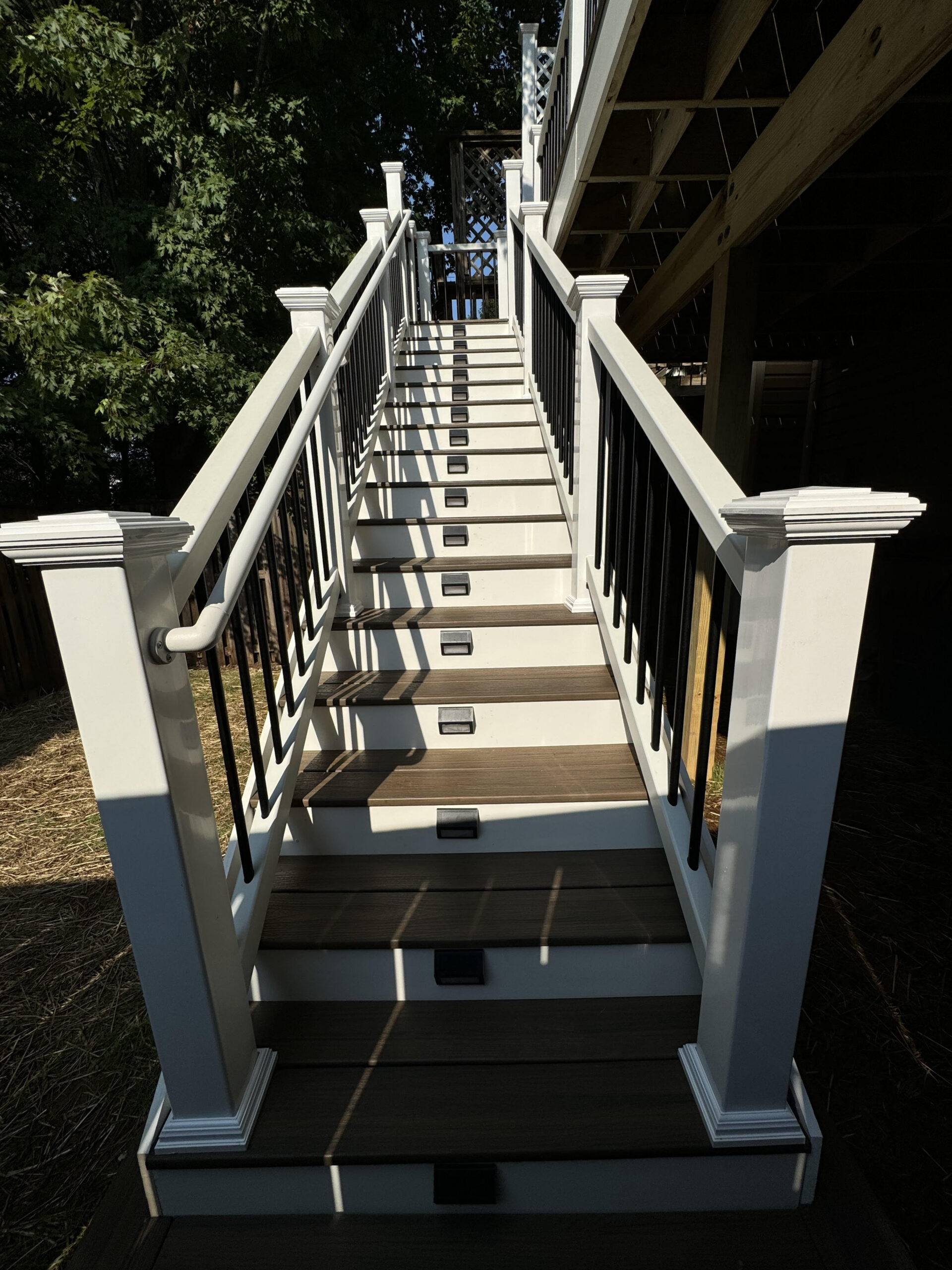 Composite deck installation in Northern Virginia by Sparkk Construction deck contractors