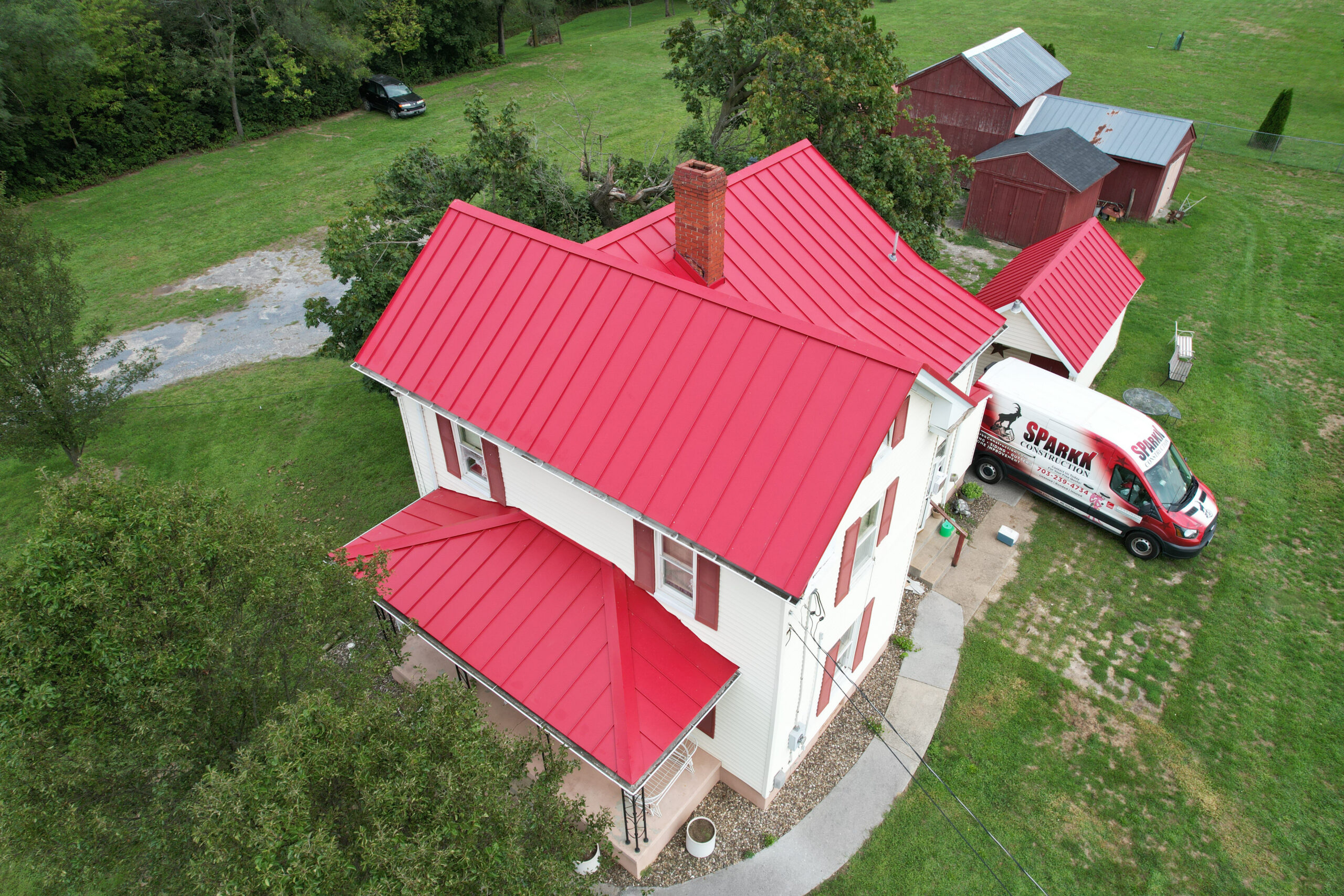 24 gauge standing seam metal roof installation in the DMV area built for durability and long term performance
